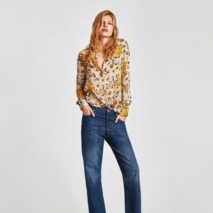 Zara Floral Blouse